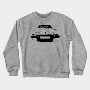 Rover SD1 1980s British classic car monoblock black Crewneck Sweatshirt